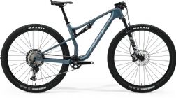 Celoodpružené kolo MERIDA NINETY-SIX RC XT Silk Steel Blue(Black/Silver) 2024